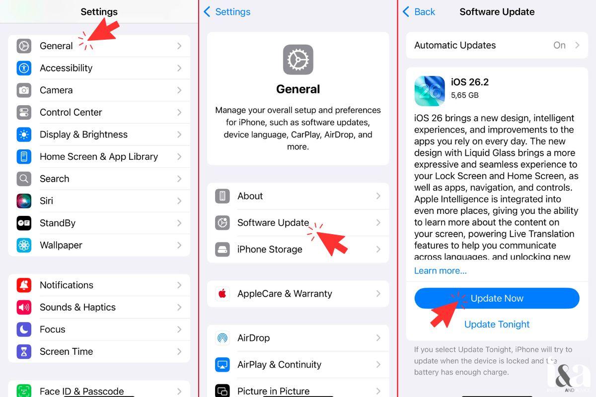 Cập nhật iOS trên iPhone