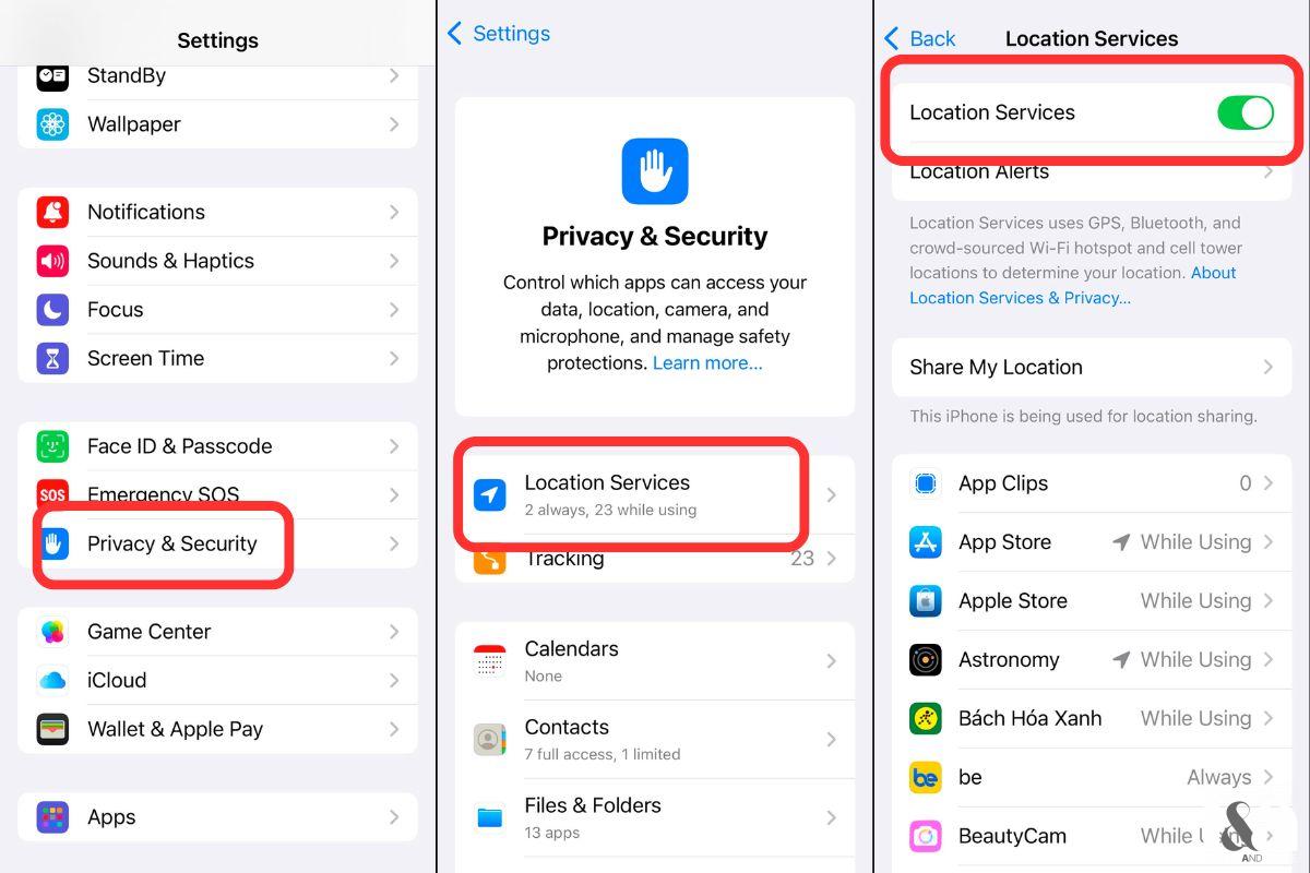 Tắt các kết nối không cần thiết