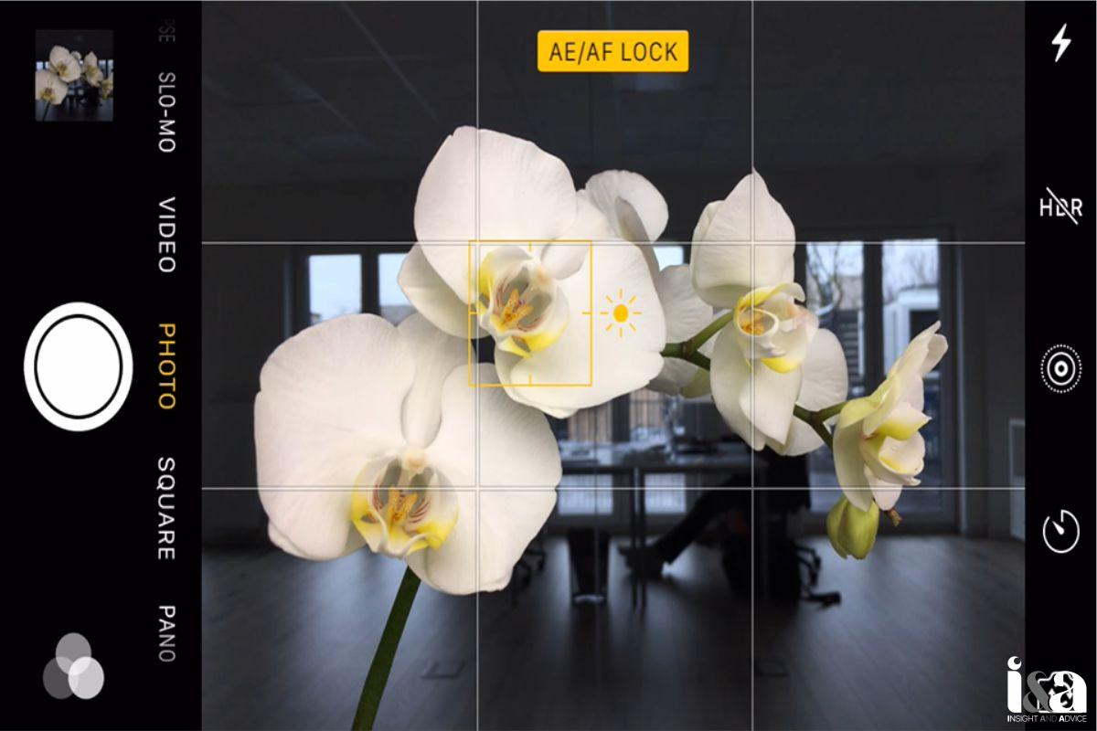 Tính năng LOCK AE/AF trên iPhone