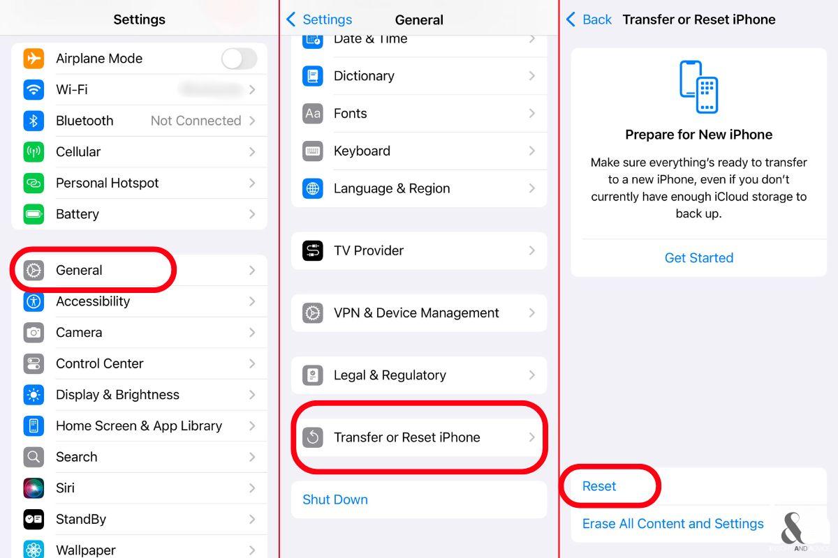 Khôi phục cài đặt gốc iPhone