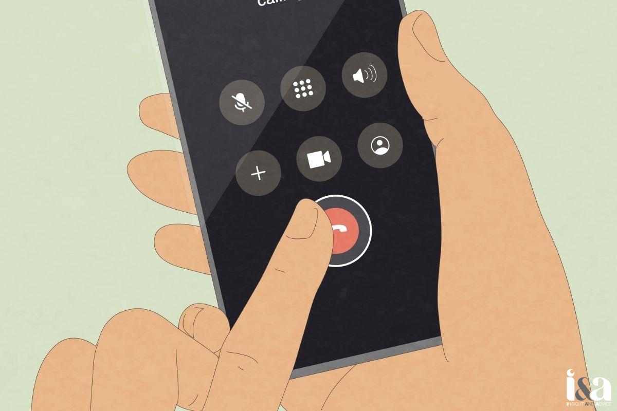 Vô tình chạm nút hủy trong khi gọi