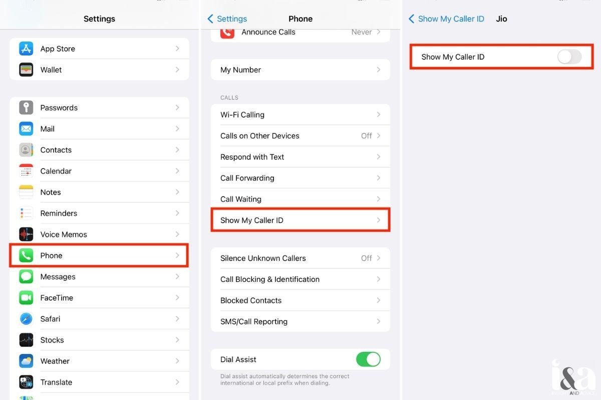 Hiển thị ID người gọi