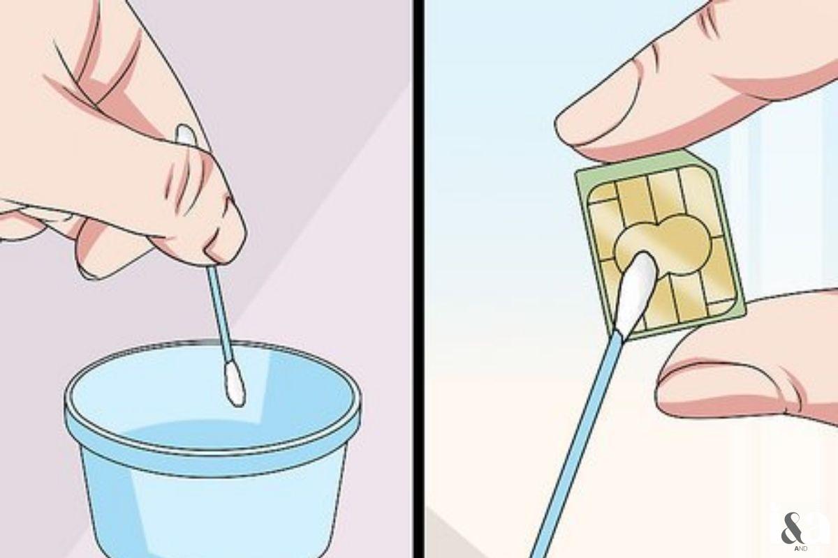 Kiểm tra tình trạng và vệ sinh thẻ SIM